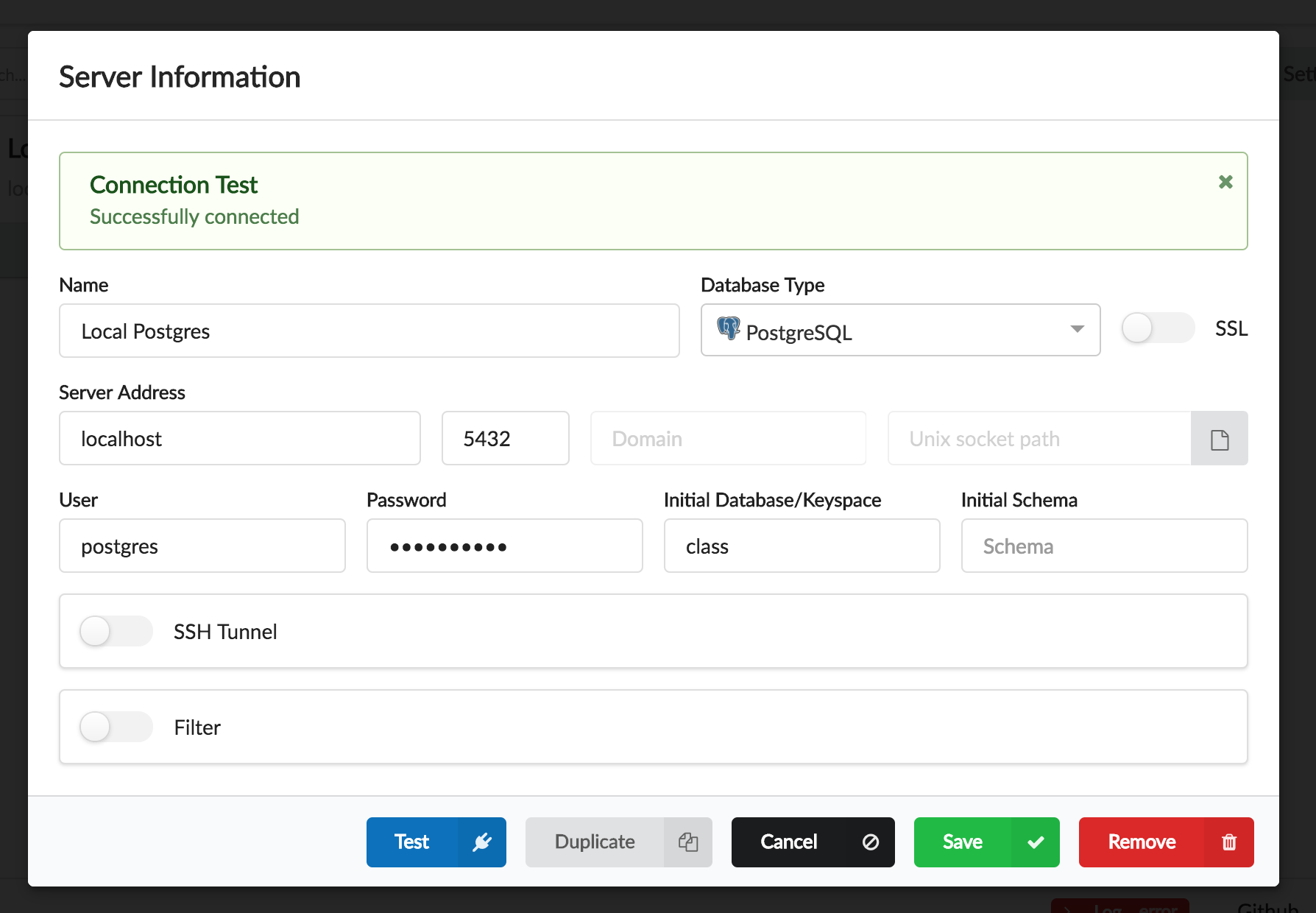 Lab 2: Connect To Postgres Via Gui # 